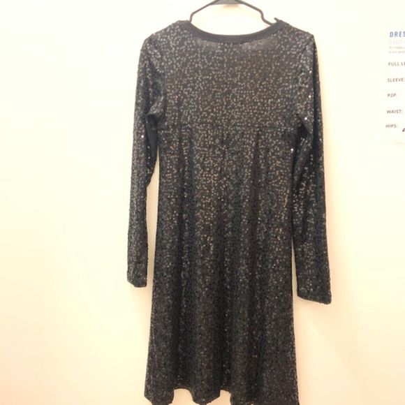 Karen Kane Black Sequin Midi Dress - Picture 5 of 8